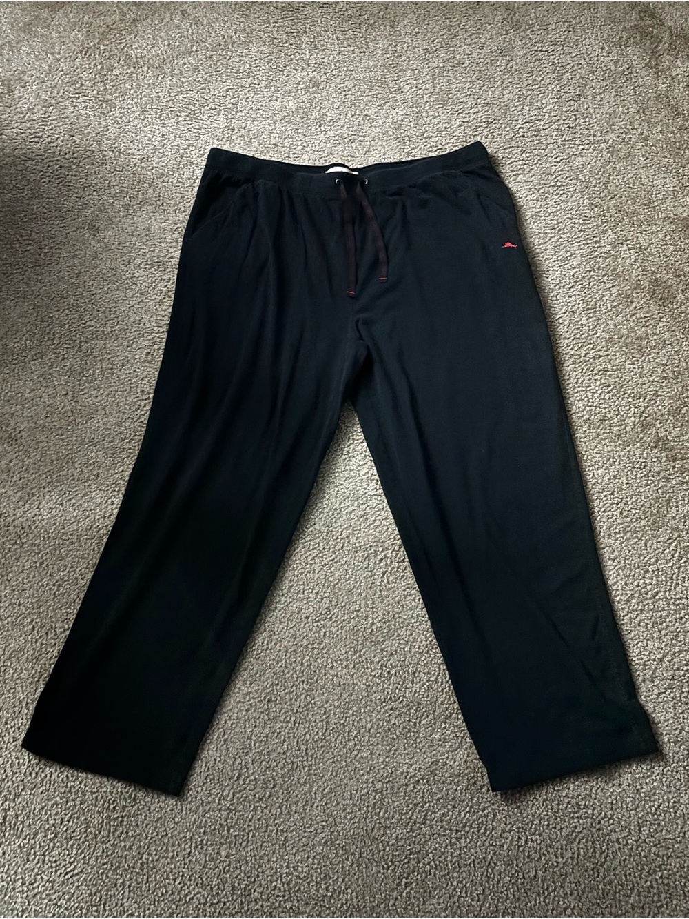 Tommy Bahama Black Drawstring Lounge Joggers